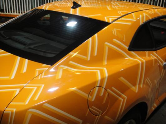 2010 Camaro vehicle wrap13