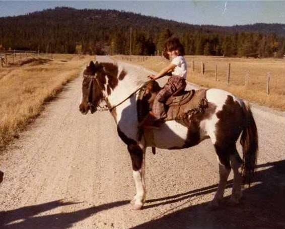 Abigail.... Pooh's first pony.