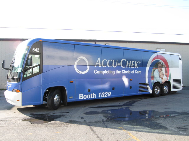 Accucheck Bus Wrap