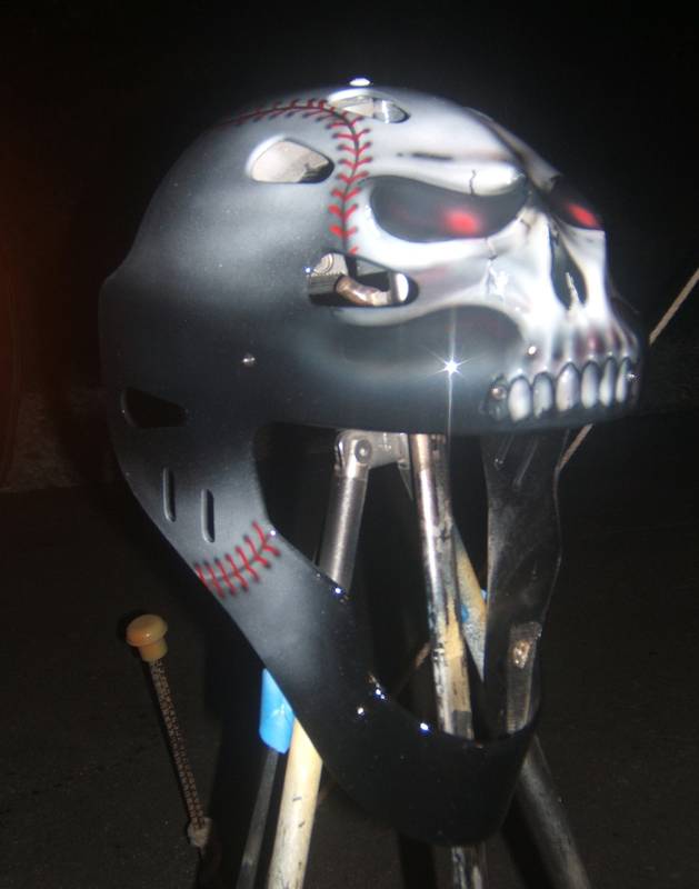 airbrushed helmet