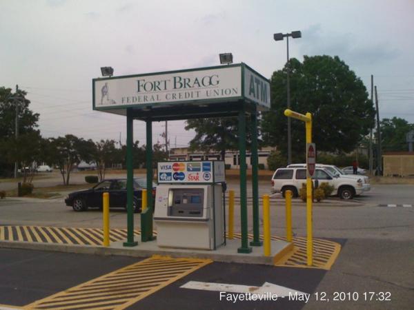 Atm canopy we built. construction, set-up, and signage