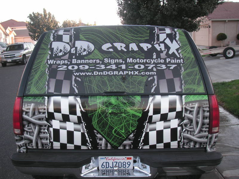 Back of the wrap on our blazer