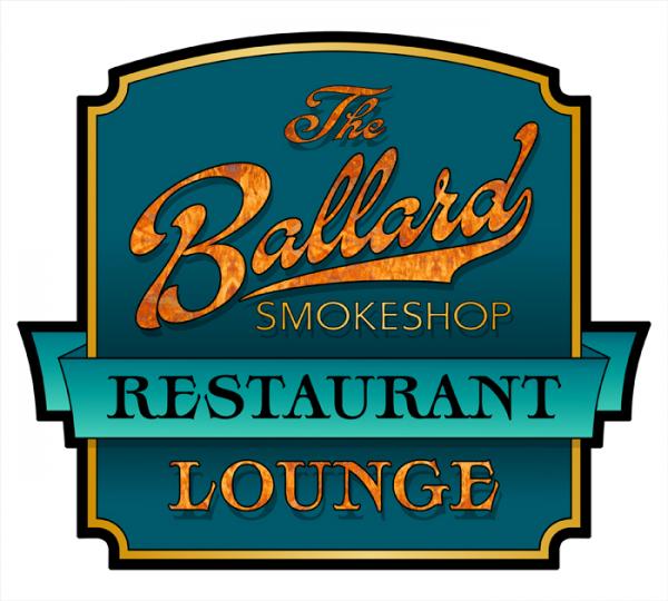 BallardSmoke Logo updated w/ A&S Signfonts: Old Glory, Ace & Sign Gothic