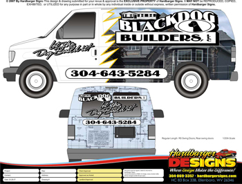 Black Dog Construction wrap