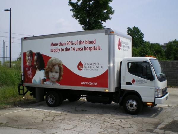 Blood truck. EWWW....