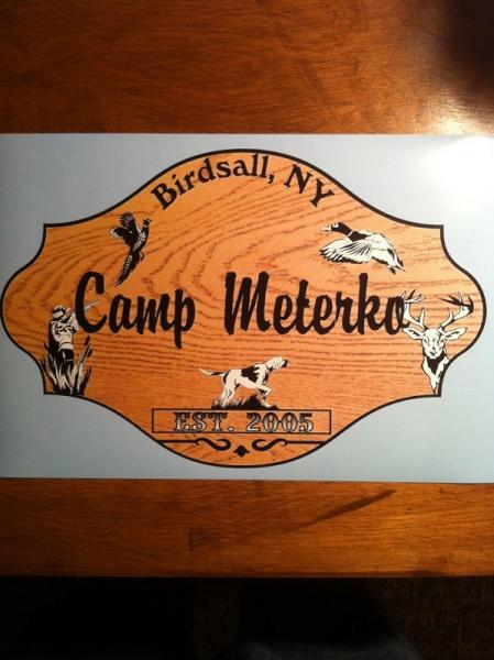 camp meterko sign