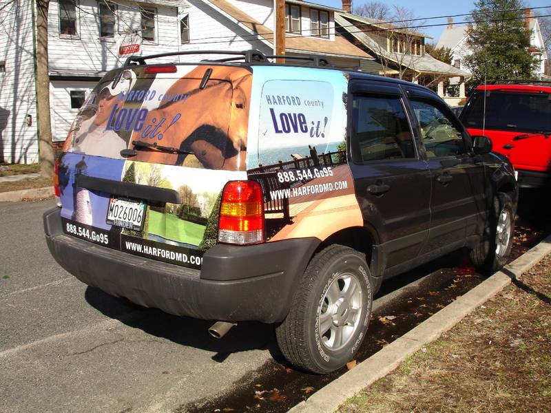 car wrap for county tourism