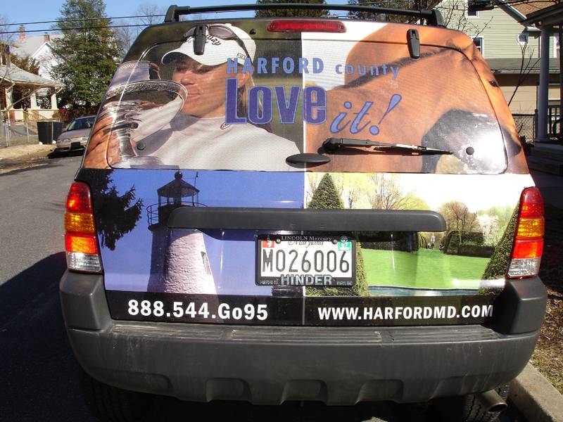 car wrap for county tourism