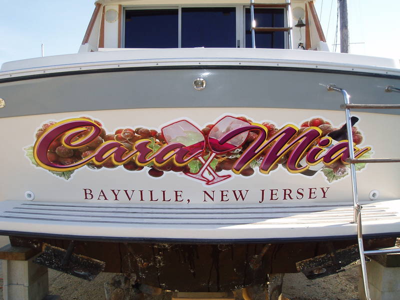 Cara Mia boat name