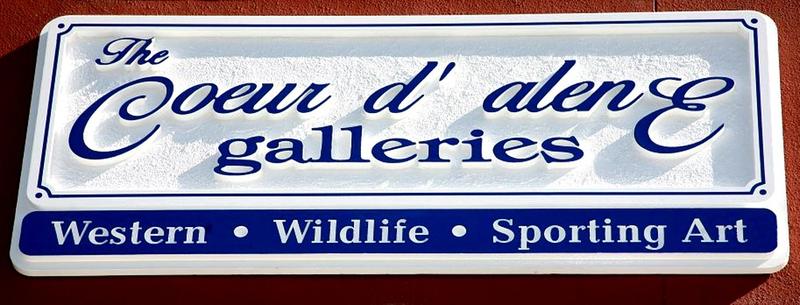 cda galleries
2" HDU sign with Textured background painted with One Shot paints.