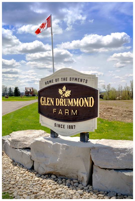 cedar sandblasted sign farm design