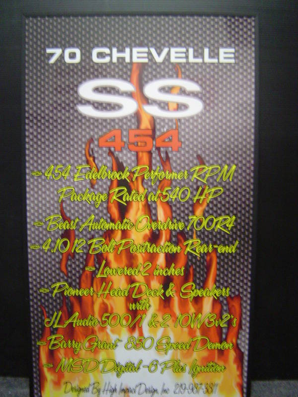 Chevelle show board