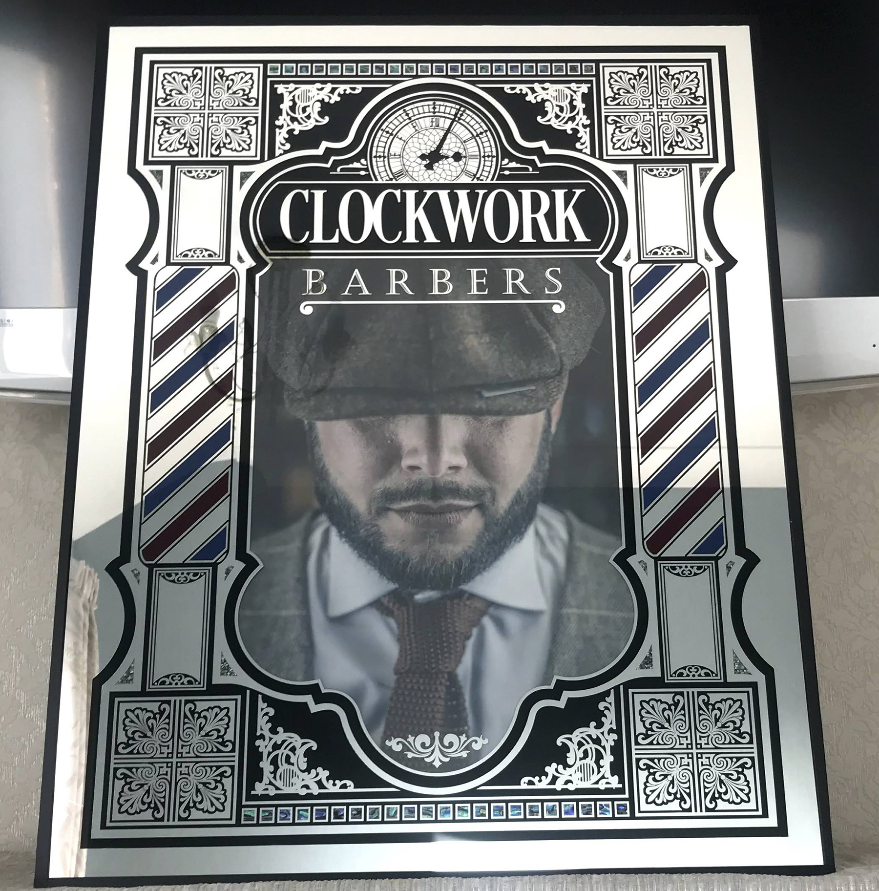 Clockwork Barbers Mirror 2