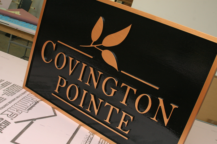 CNC Routed Subdivision Sign