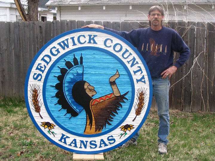 county logo sign