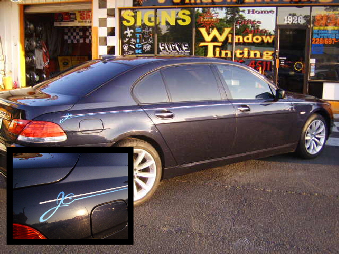 Custom pinstriping