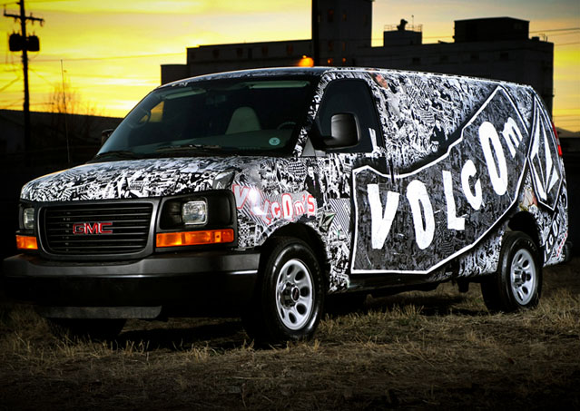 Custom Van Wrap for Volcom