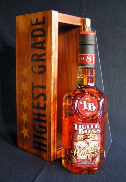 Custom Whiskey Bottle Labels & Display Gift Box