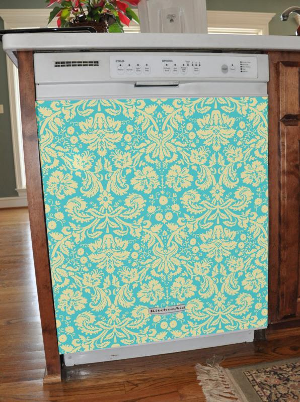 Damask Dishwasher Cover