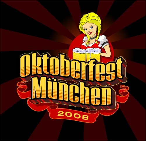 Design for an Oktoberfest Beer drinking team in Germany!
Girl and ribbon are hand illustrated.
Haben Sie für mich!