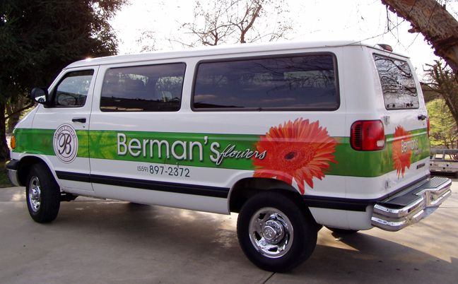 Digital print van graphics