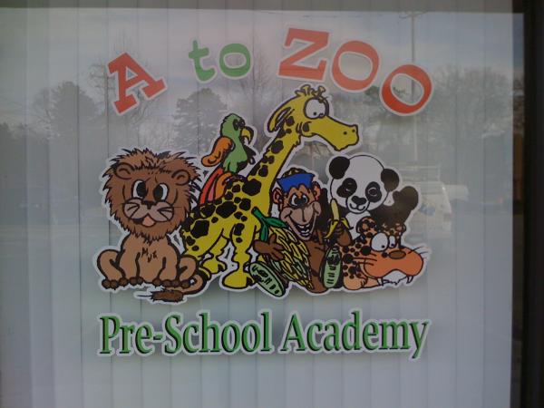 Digital printed full color logo for local pre-school