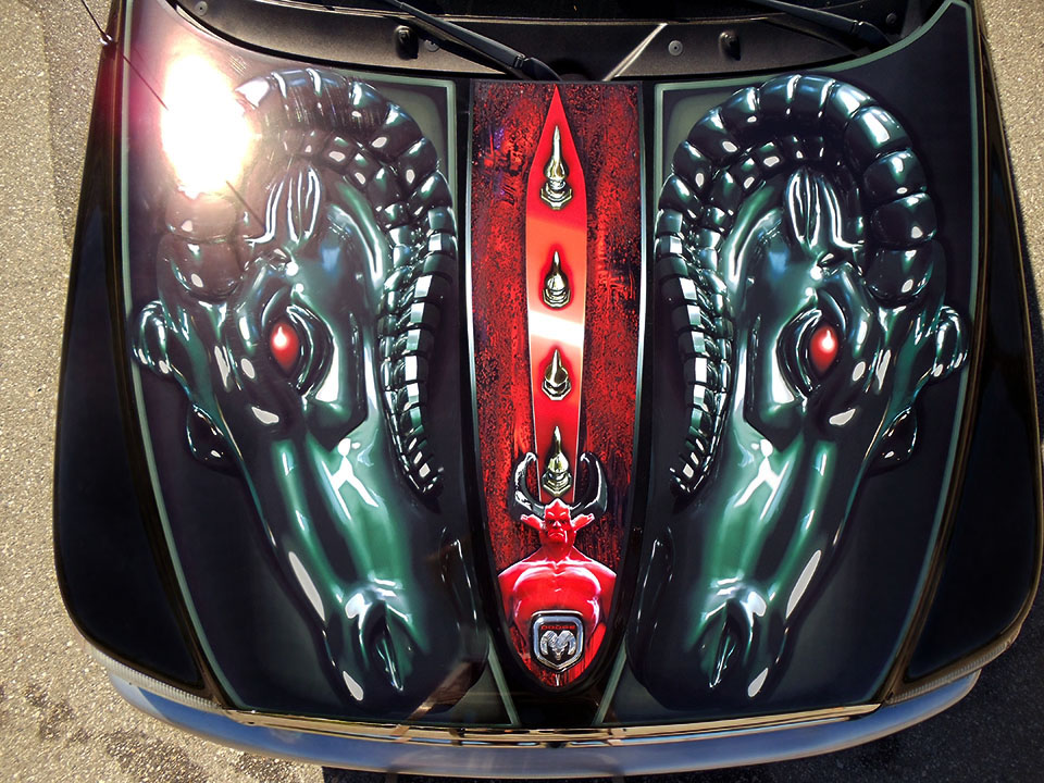 Dodge Hood Wrap