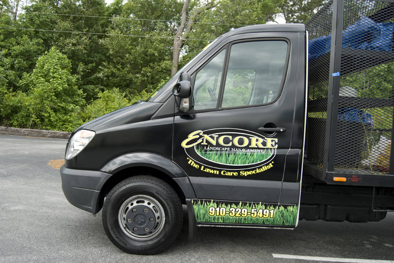 Encore Landscaping Truck Wrap