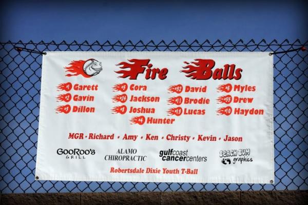 fire balls banner