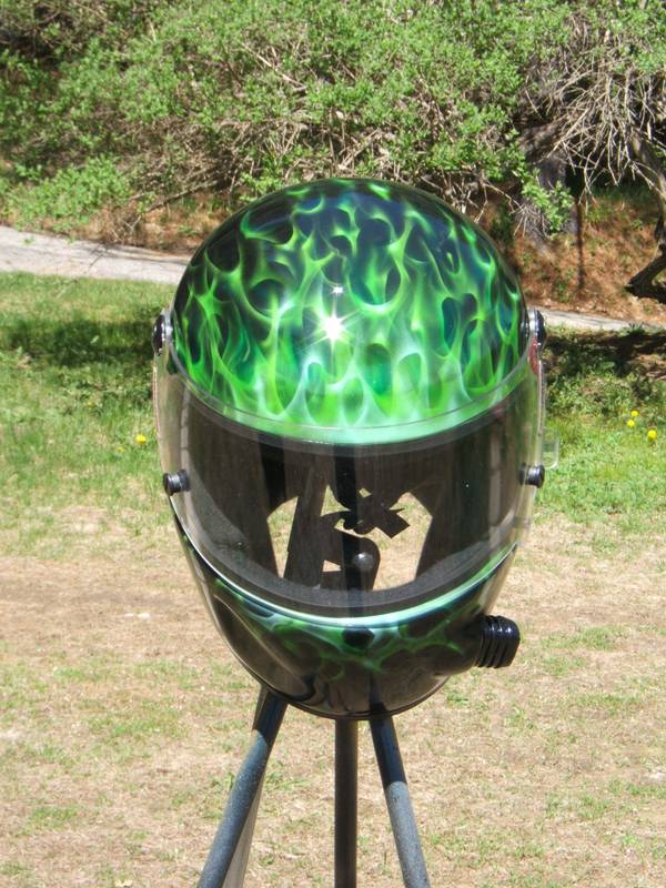 FLAMED HELMET