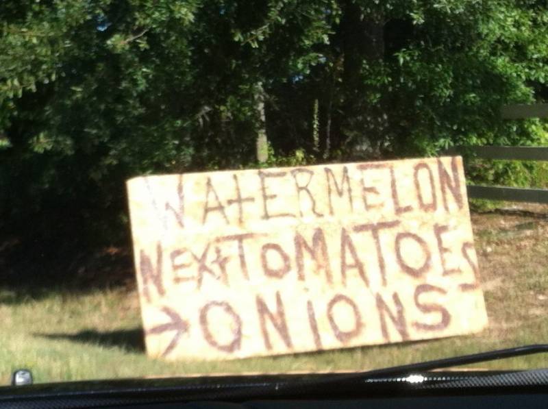 Fruit & Vegetables for sale...I think!