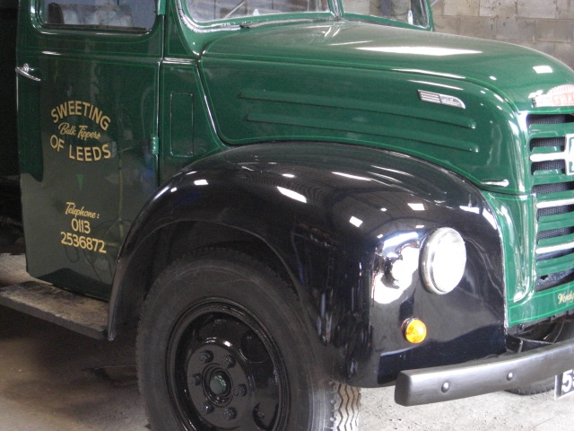 Hand painted wagon livery