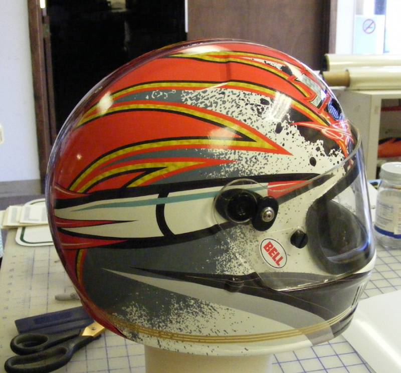 Helmet wrap