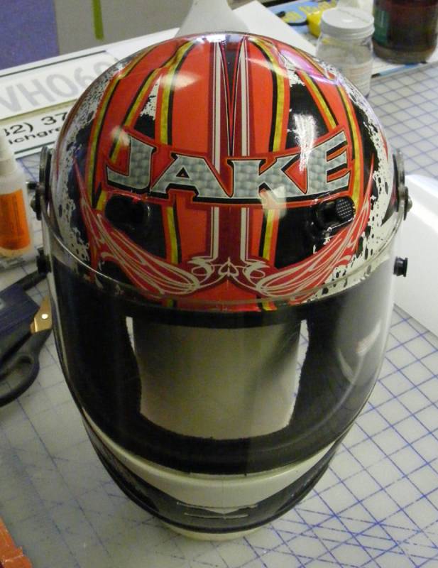 Helmet wrap