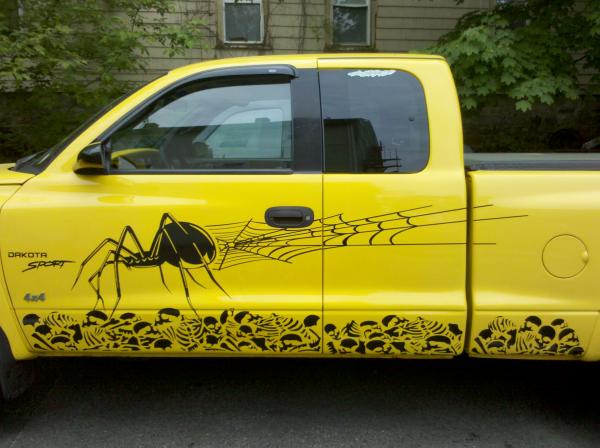 I did the rocker panels NOT the large spider.