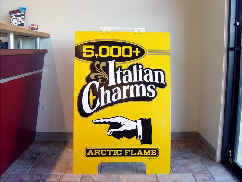 Italian Charms A-Frame