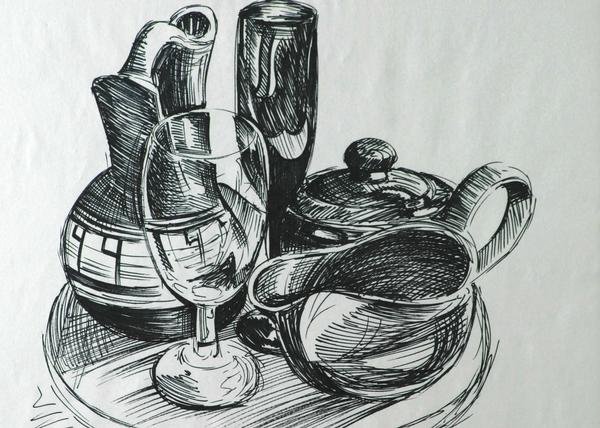 Kitchen Objects - Sharpie Marker