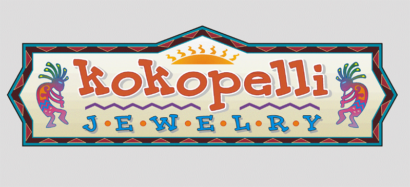 Kokopelli Jewelry Sign