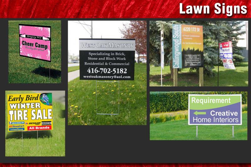 Lawn Signs