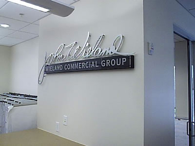 lobby display logo sign 001