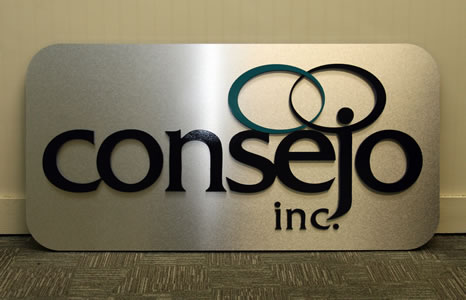 lobby display logo sign 004