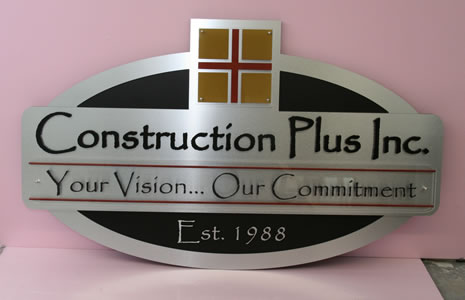 lobby display logo sign 005