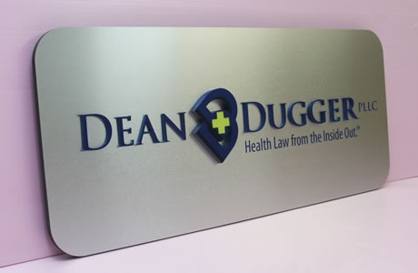 lobby display logo sign 009