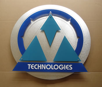 lobby display logo sign 029