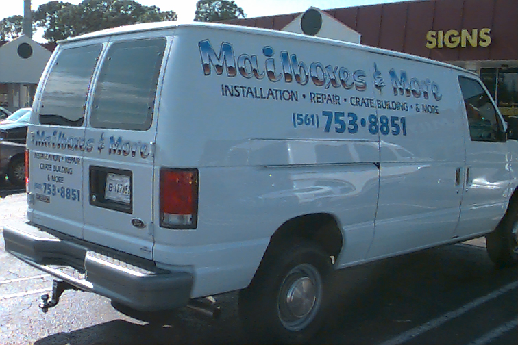 Mailboxes Van