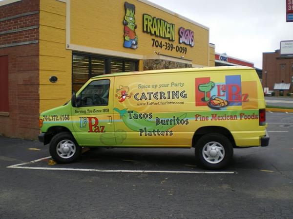 Mexican Restaurant Van Wrap. I went to eat there after they bought the wrap and it was the worst food I'd ever eaten.