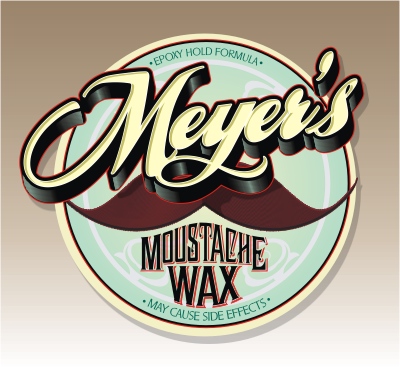 Meyers Stache Wax! LHF sample design