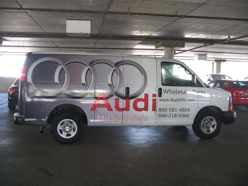 mv audi van wrap