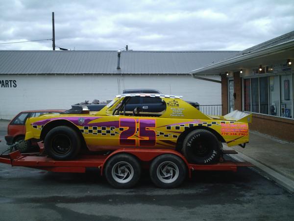 Our Sponsered Race car