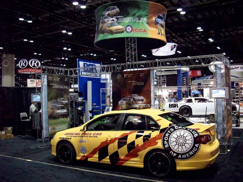 Pace Car Partial Wrap - Trade Show Panels too...